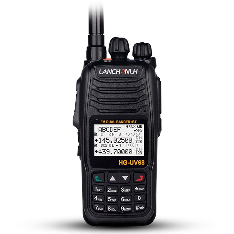 Ενσωματωμένο Bluetooth UV Two Segment Radio Walkie Talkie